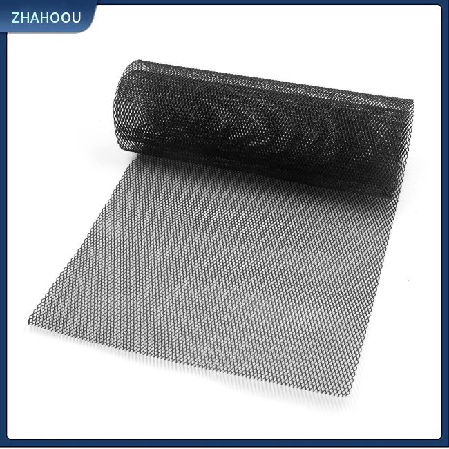 ☃Phụ Kiện Trang Trí Nhà Cửa Độc Đáo Sáng Tạo☃ Lưới TảN NhiệT HợP Kim Nhôm MàU Đen KiểU DáNg HìNh Thoi 3X6Mm Cho Xe Hơi