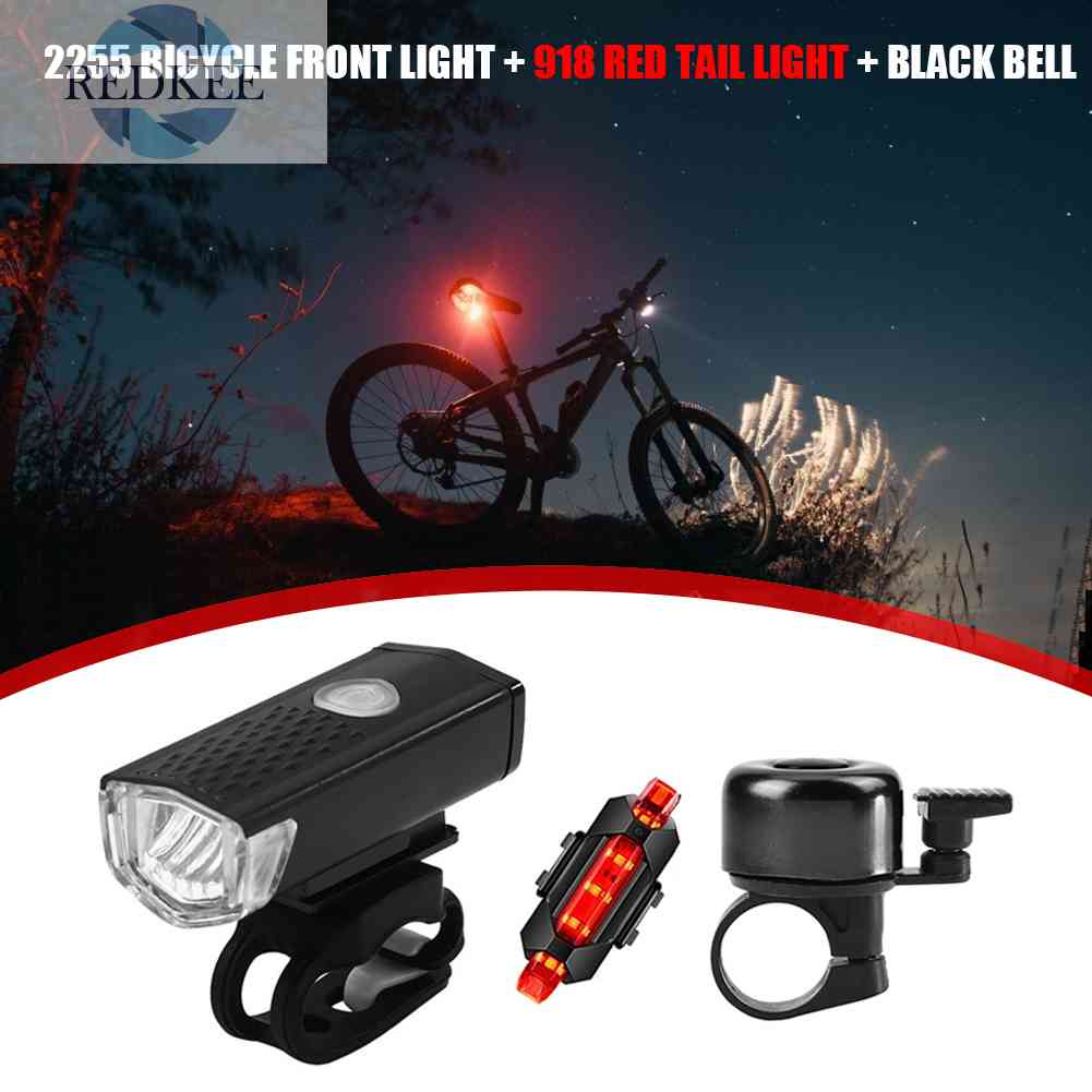 Đèn Chiếu Hậu Cảnh Báo An Toàn Chống Nước Cho Xe Đạp