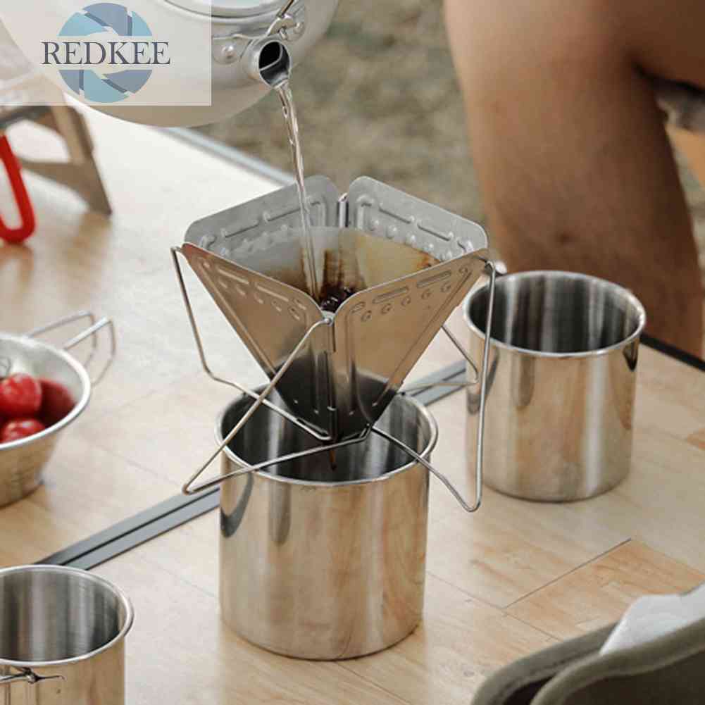Giá Đỡ Lọc Cà Phê / Trà Có Thể Gấp Gọn Tiện Dụng Mang Theo
