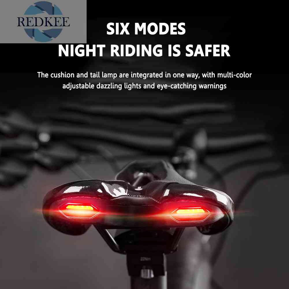 Yên Xe Đạp Leo Núi Có Đèn Cảnh Báo Tiện Dụng