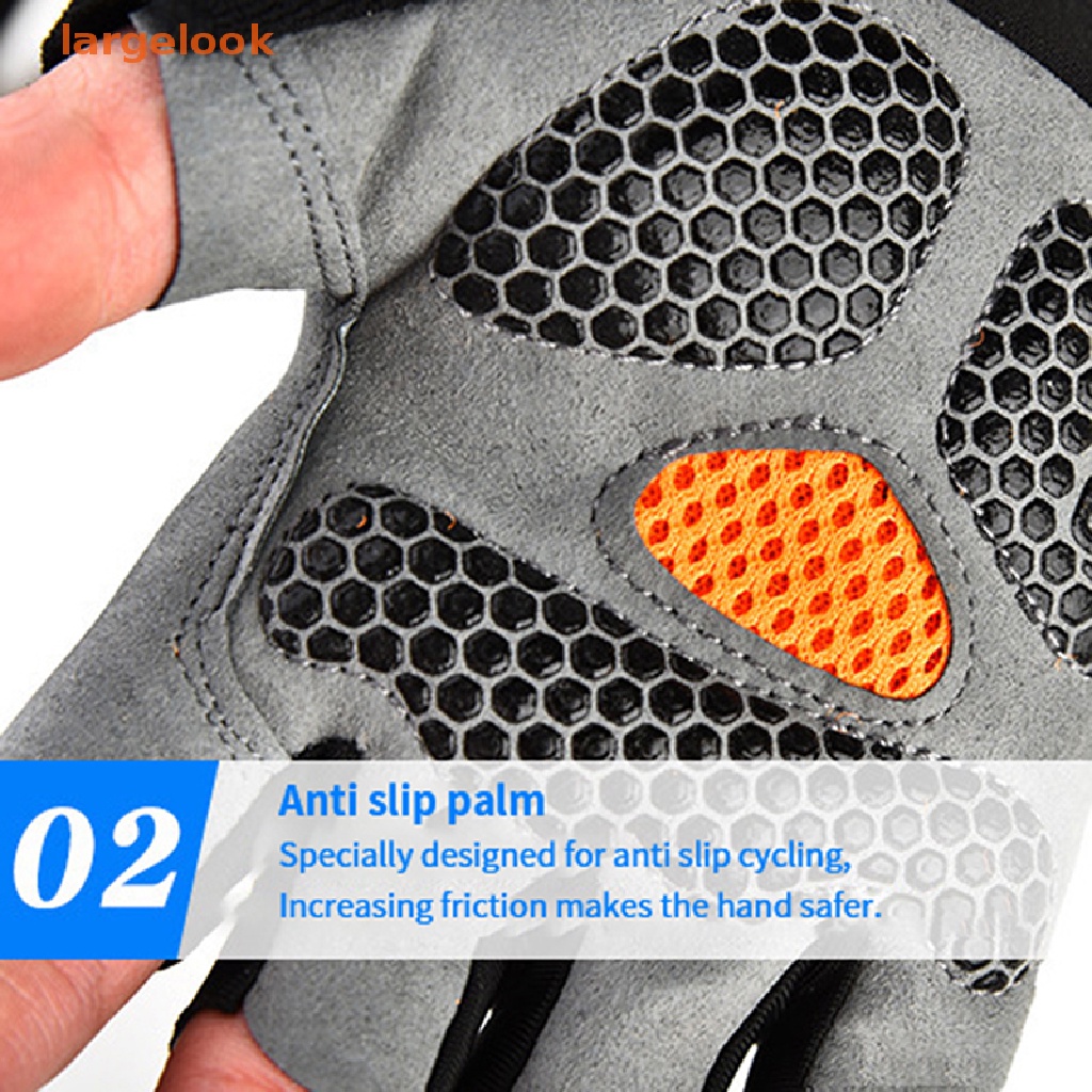 Găng Tay Thể Thao Nửa Ngón Chống Trượt Chống Mồ Hôi Thoáng Khí Dành Cho Nam Và Nữ