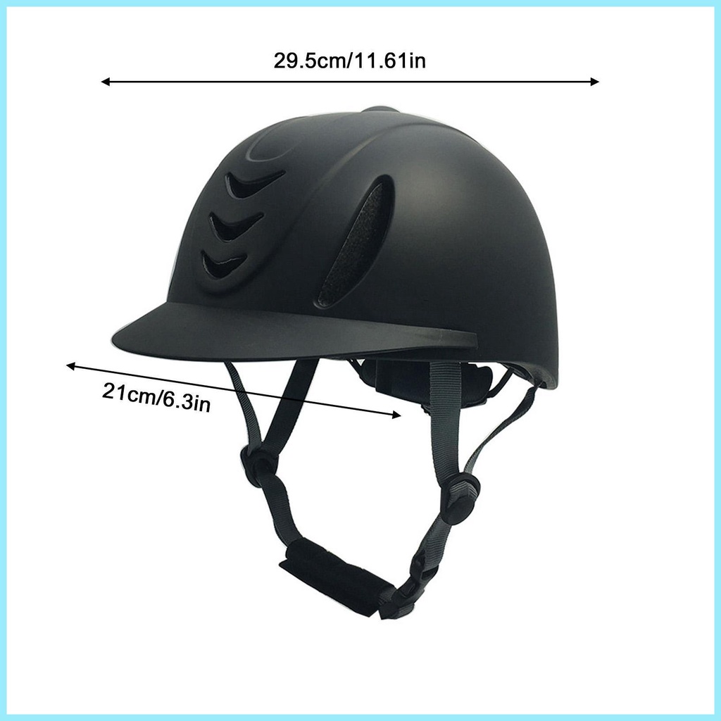 Horseback Mũ Bảo Hiểm Có Lỗ Thông Gió Siêu Nhẹ Chống Mồ Hôi Có Thể Điều Chỉnh Khi Lái Xe