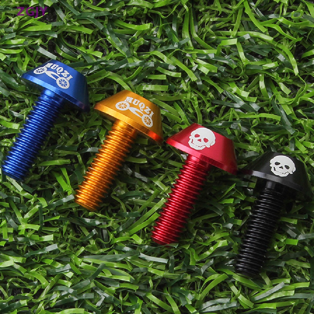 Bộ 4 Ốc Vít Hợp Kim Nhôm ZGJY M6 Gắn Phanh Xe Đạp Leo Núi Mới