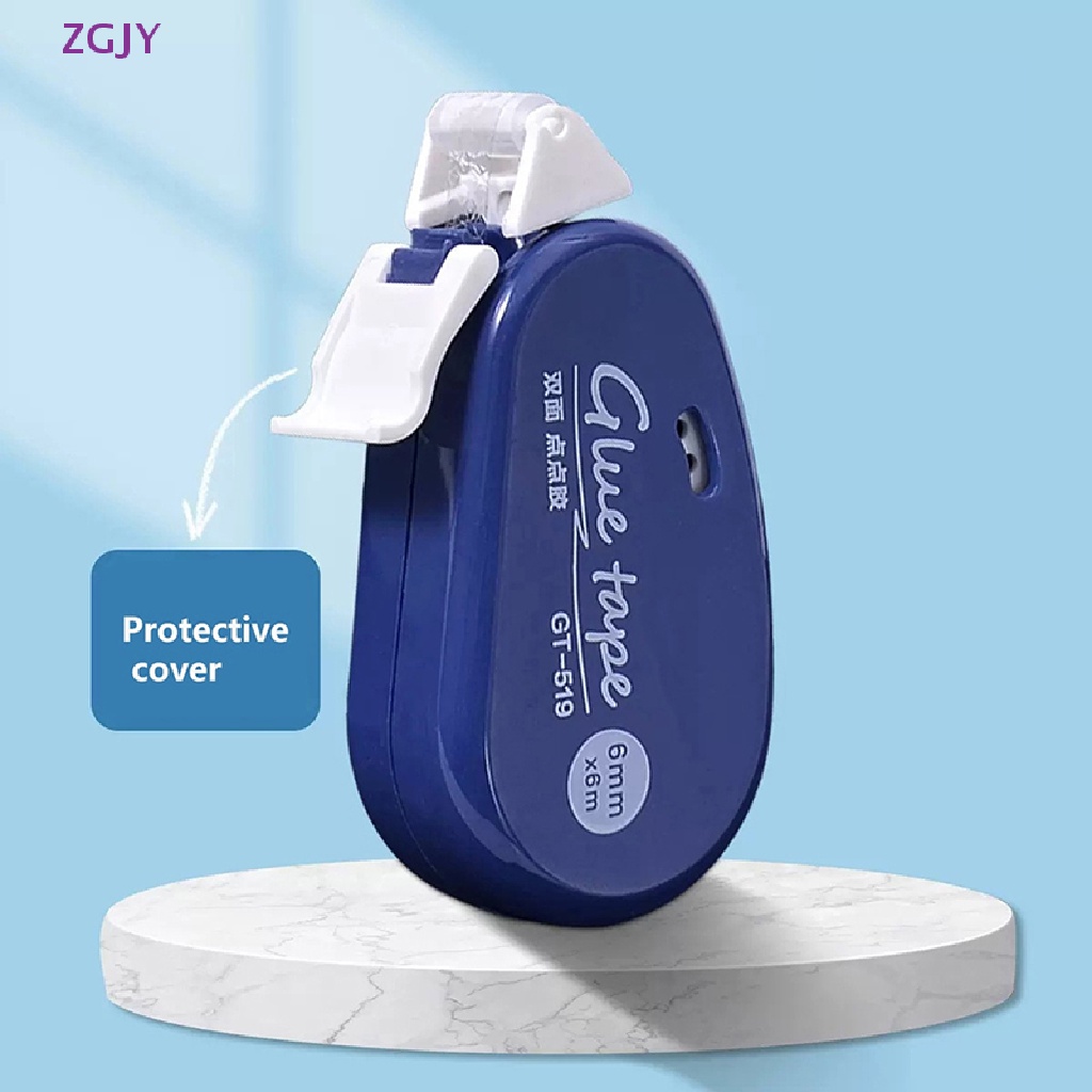 Cuộn Băng Keo Hai Mặt Họa Tiết Chấm Bi Dùng Trang Trí Sổ Tay DIY Mới