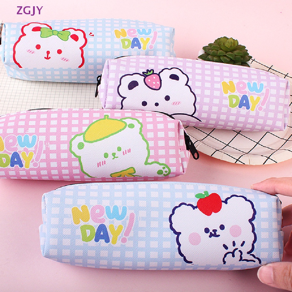 Túi Đựng Bút Bằng PU Họa Tiết Hoạt Hình Dễ Thương Mới