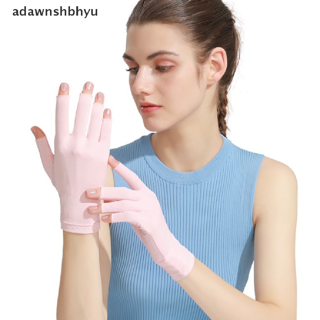 1 Đôi Găng Tay Chống Tia UV Không Ngón Tiện Dụng Khi Làm Móng