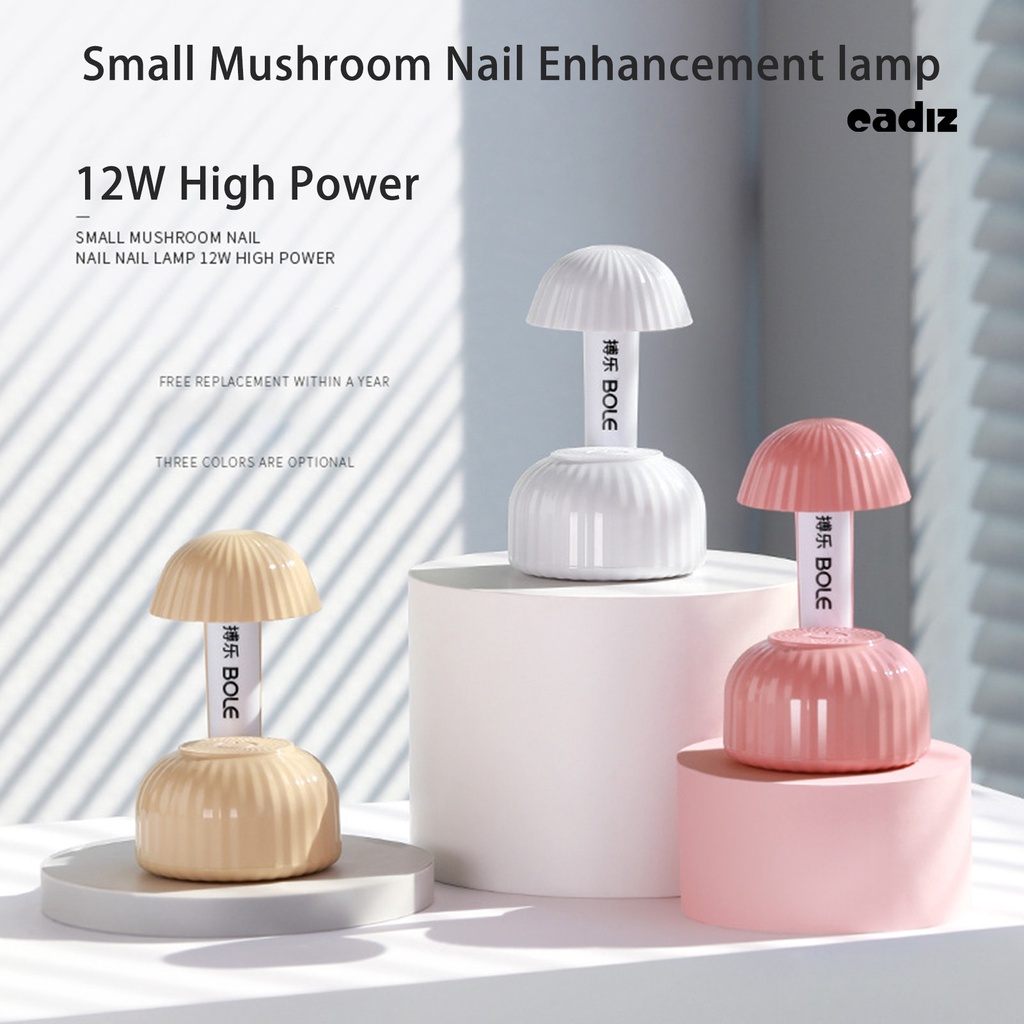 1 Bộ Máy Hong Khô Sơn Móng Tay 6 Đèn Hình Nấm Mini Chuyên Dụng Cho Salon