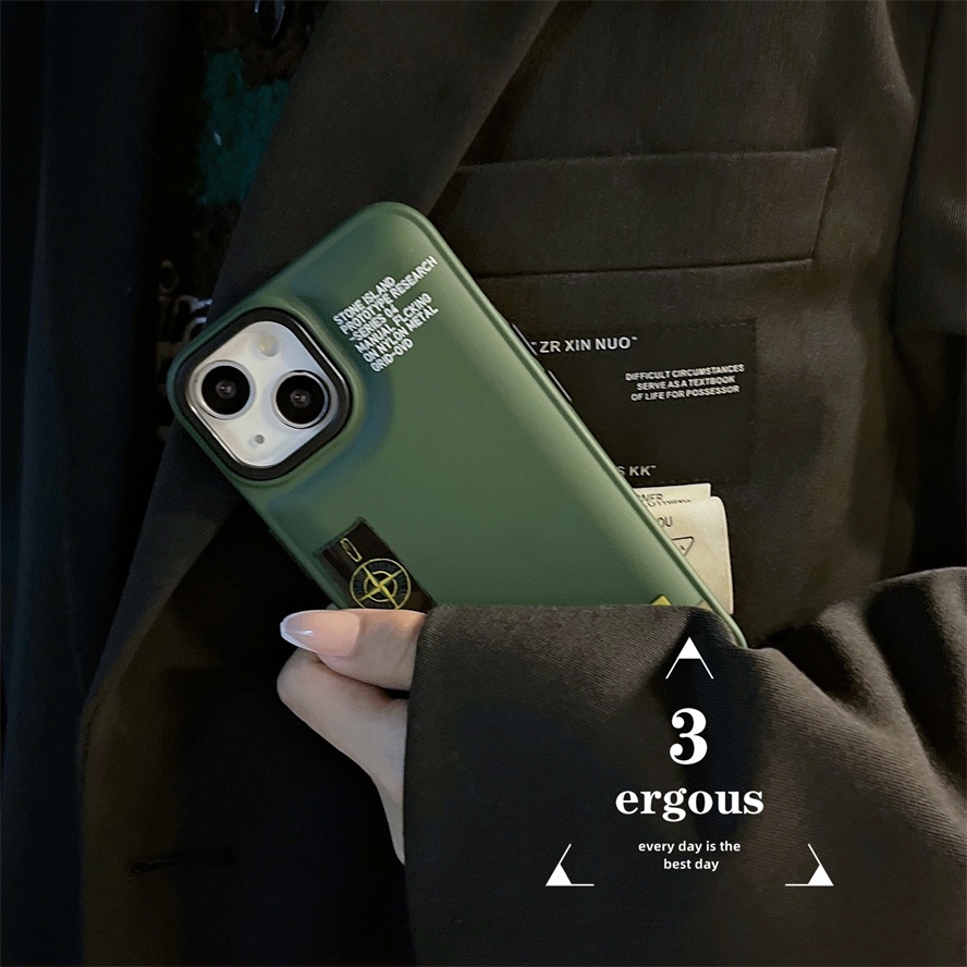 Ốp Điện Thoại TPU Dẻo Họa Tiết Logo Thương Hiệu &amp; Đá Đơn Giản Thời Trang Cho iPhone 14 13 12 11 Pro Max SE2020 X XR Xs Max