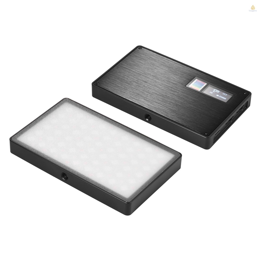 ANDOER Đèn LED Mini 360600 Bóng Chuyên Dụng Chất Lượng Cao° Toàn Bộ Đèn Bỏ Túi 8W 2500-8500K 0-100% CRI97 + Với Pin 12 Hiệu Ứng 1 / 4-inch 4400mAh