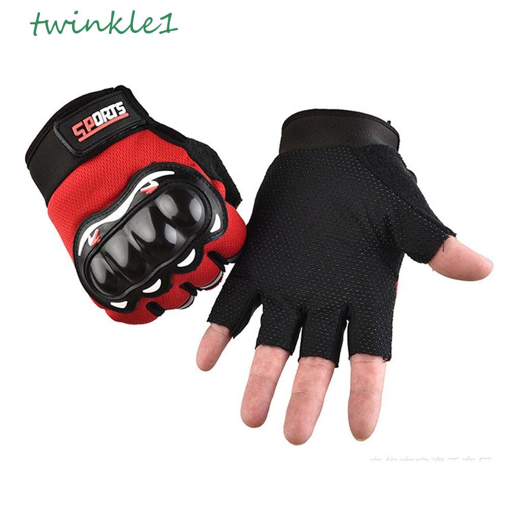 Găng Tay Nửa Ngón Chống Sốc Chống Trượt Bảo Vệ Khi Lái Xe Mô Tô