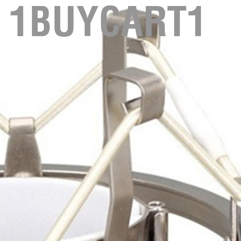 1buycart1 Microphone Shock Mount Metal Mic Holder Stand Anti Vibration for Video Recording