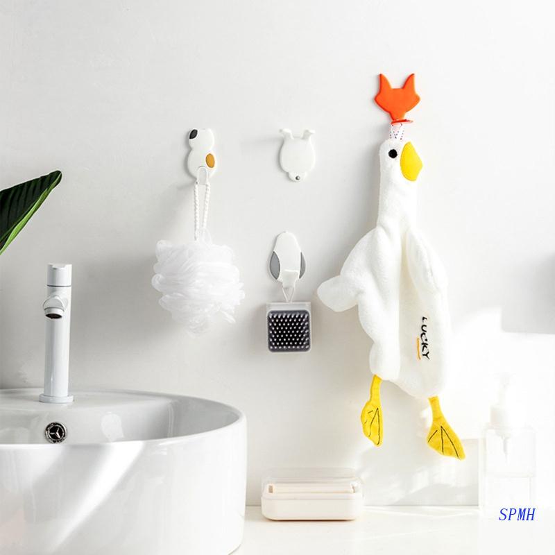 Móc Dán Tường Tự Dính Hình Thú Dễ Thương Đa Ứng Dụng