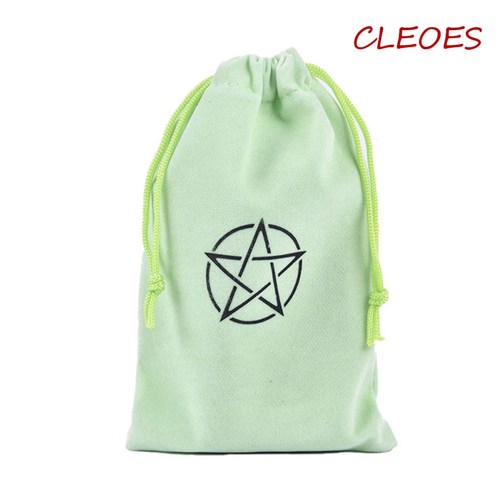 Túi Dây Rút Đựng Bài Tarot Chất Liệu Nhung Thêu Họa Tiết Độc Đáo