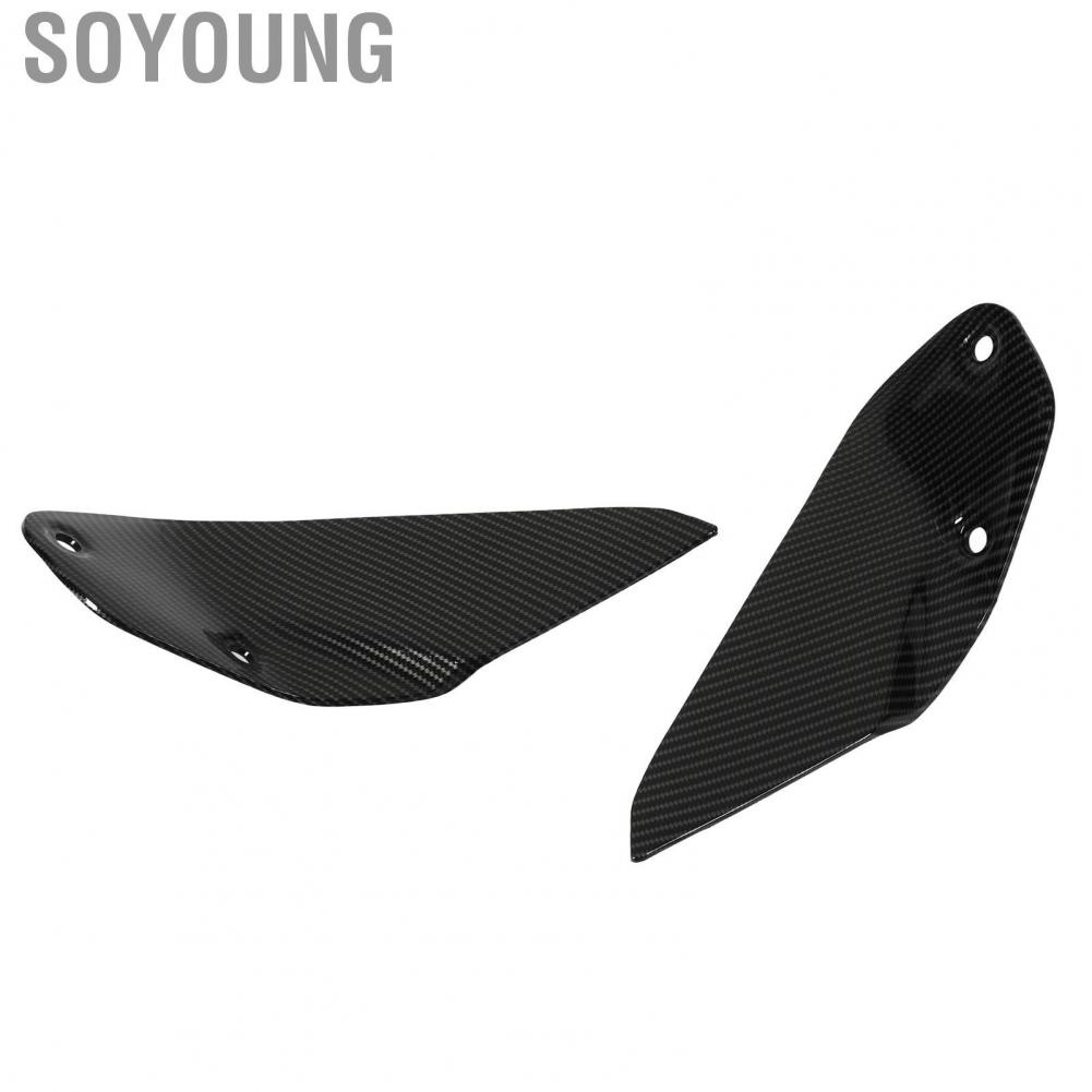Soyoung Motorcycle Side Windshield  2pcs Windscreen Panel Deflector for Modification