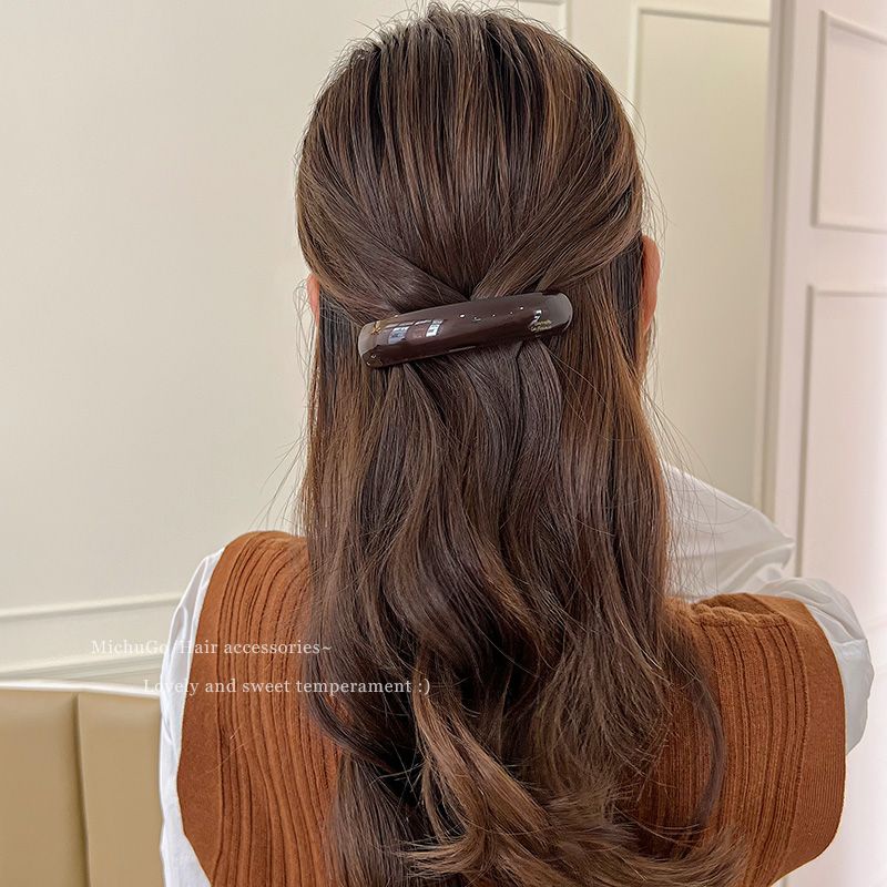 Kẹp Tóc Phong Cách Ins Đơn Giản Màu Sắc Thời Trang 2023 Dành Cho Nữ