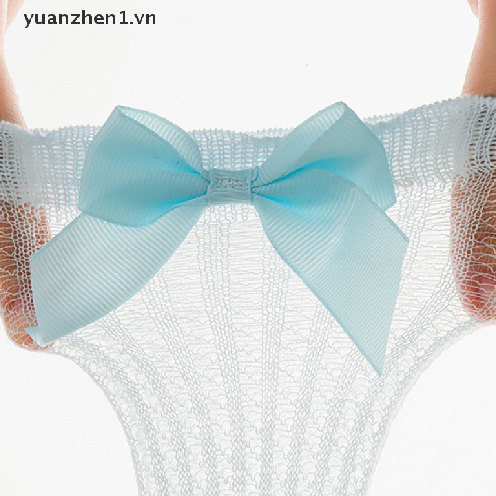 Đôi Vớ Cotton Mềm Đính Nơ Đáng Yêu Cho Bé Gái