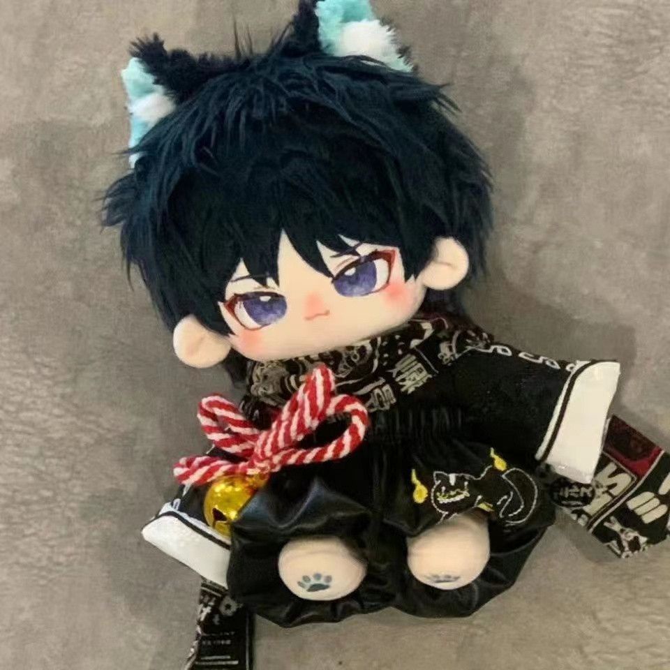 Búp Bê Em Bé Mặc Quần Áo Bằng Vải Cotton Nhồi Bông 20cm Màu Nude Thông Thường Không Kèm Búp Bê