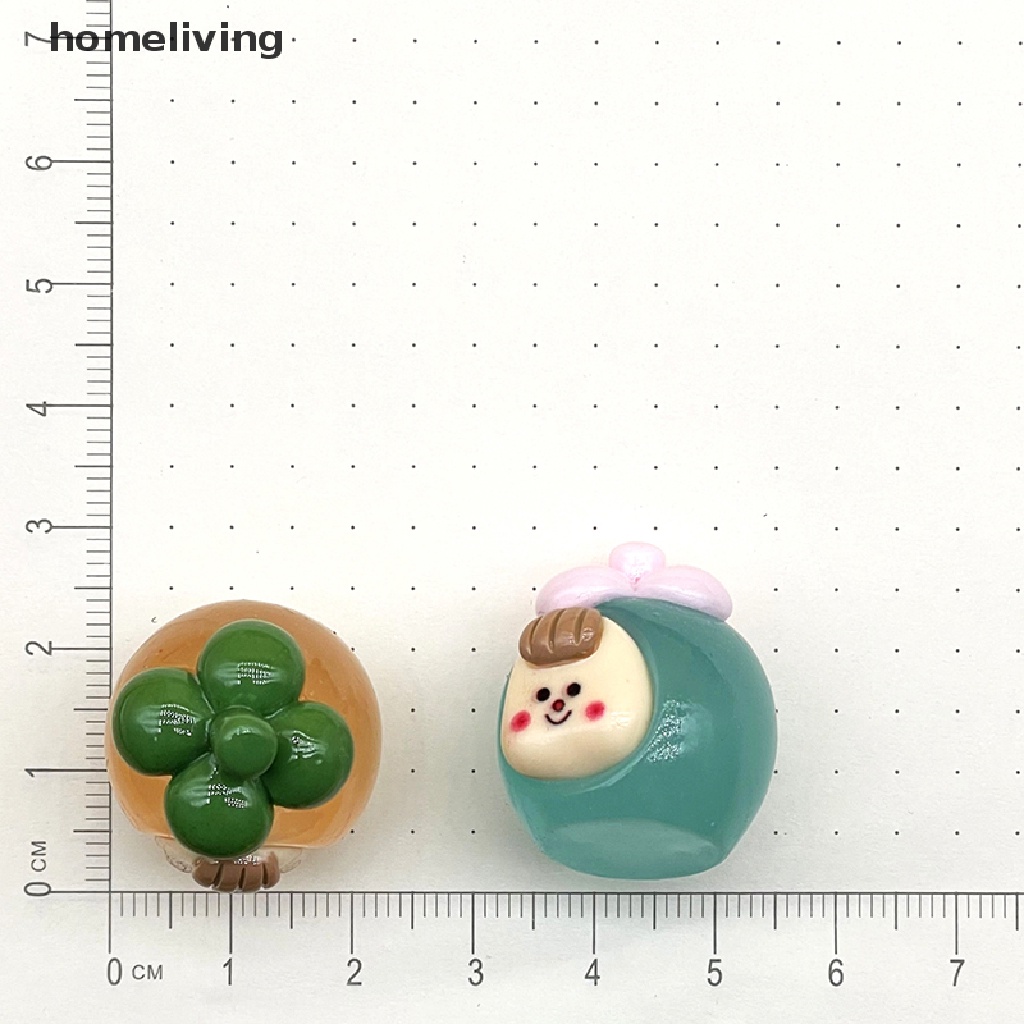 Bộ 2 Đồ trang trí Trái Xoài Hoạt Hình Mini Phát Sáng Dùng Trang Trí Tiểu Cảnh