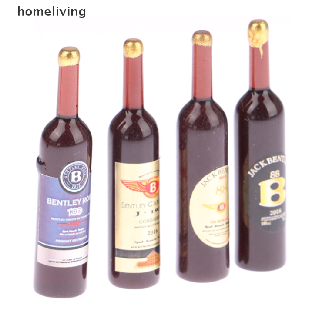 Set 10 Ly Rượu Mini Tỉ Lệ 1: 12 Dùng Để Trang Trí Nhà Búp Bê