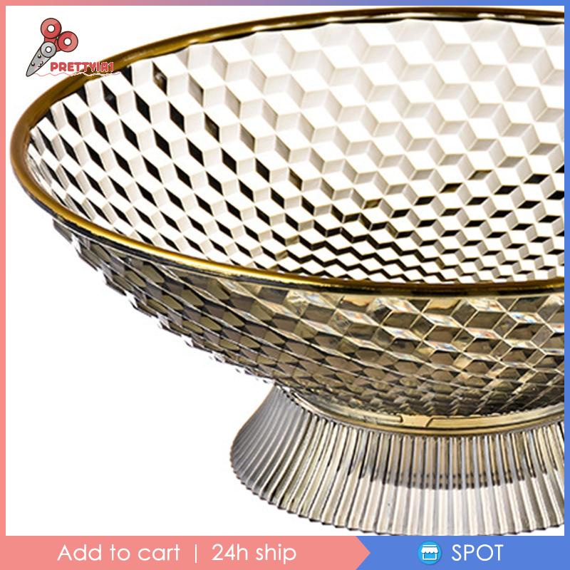 [Prettyia1] Chén Pedestal Trang Trí Phòng Ăn / Nông Trại Để Bàn Trang Trí