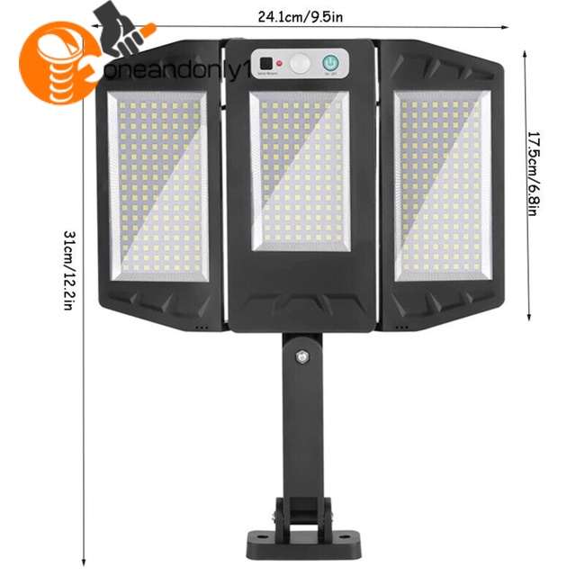 [COD] [COD] [COD] 990000Đèn Led Gắn Tường Dùng Năng Lượng Mặt Trời 3 Chế Độ Điều Khiển Từ Xa Tiện Dụng