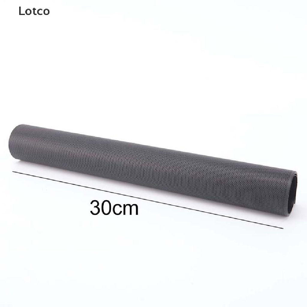 Lotco Tự làm 30x100cm máy tính lưới PVC PC trường hợp FAN COOLER Đen bụi lọc Bìa VN