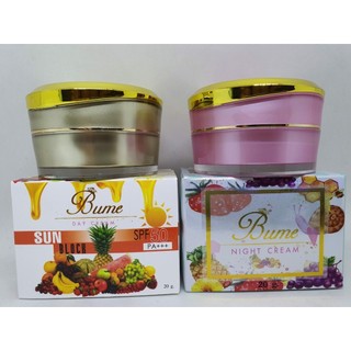 Combo kem trái cây bume giảm nám tàn nhang ngày và đêm chính hãng thái lan 20g