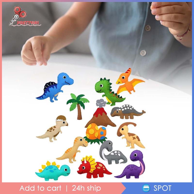 [Prettyia1] Bộ Dụng Cụ May Vá Thủ Công Hình Thú Nhồi Bông DIY Cho Người Mới Bắt Đầu