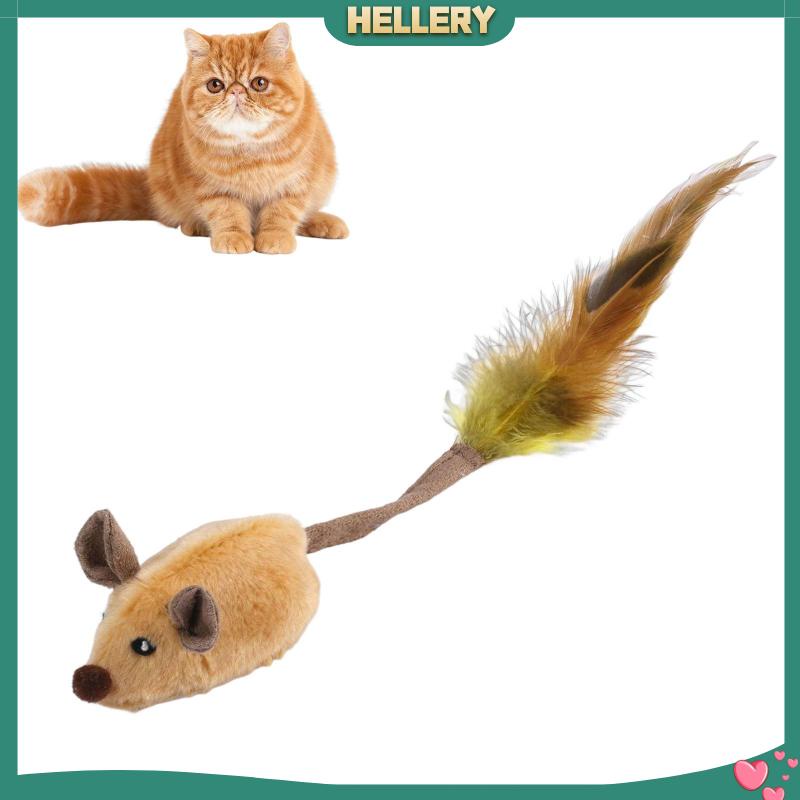 Đồ Chơi Chuột Giả Phát Ra Tiếng Kêu Tương Tác Với Mèo