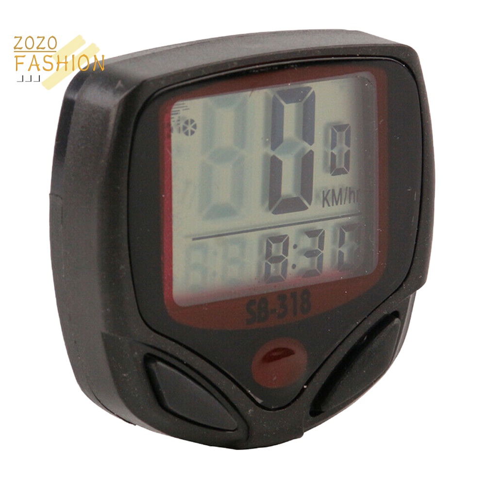 Đồng Hồ Đo Tốc Độ Không Thấm Nước Màn Hình LCD Cho Xe Đạp