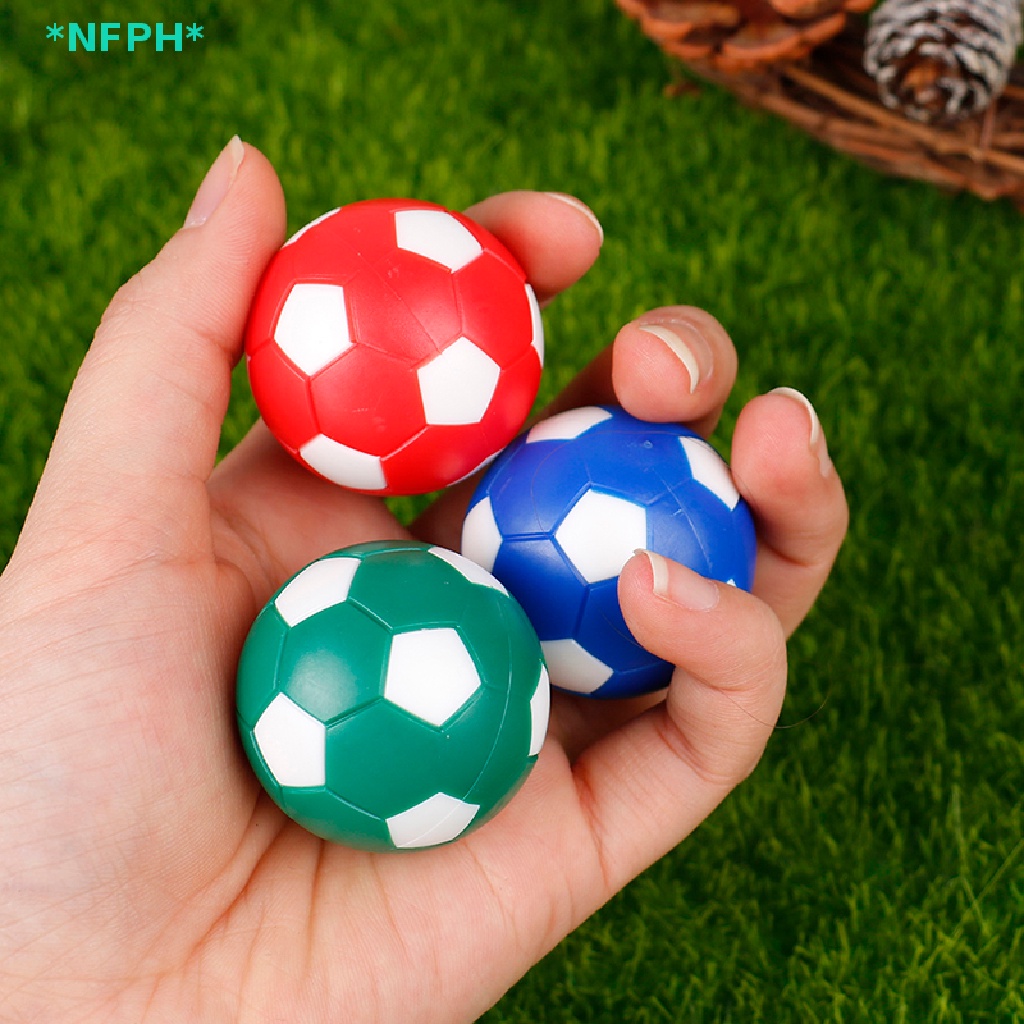 Bộ 2 Quả Bóng Đá 36mm Fussball Bằng Nhựa Trong Suốt Kích Thước 2021 Mới