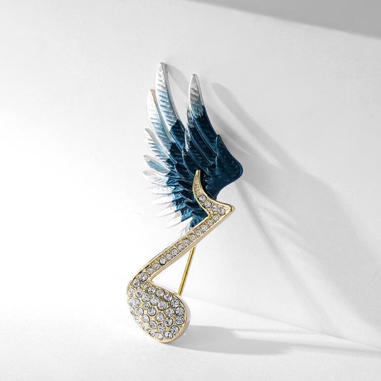 Ghim Cài Áo Hình Đôi Cánh Thời Trang Cao Cấp Cho Nữ
