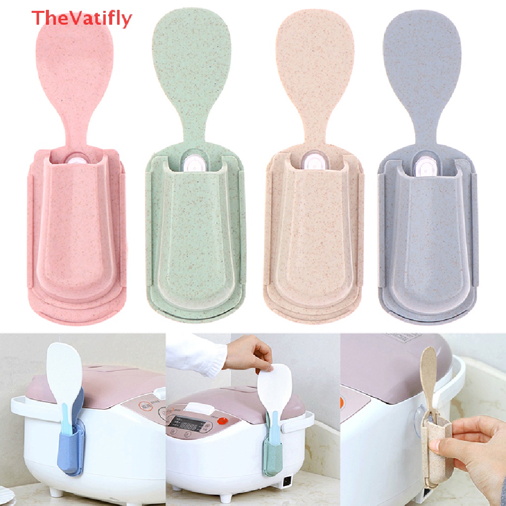 Giá Đỡ Muỗng Xới Cơm Di Động Tiện Dụng Cho Nhà Bếp