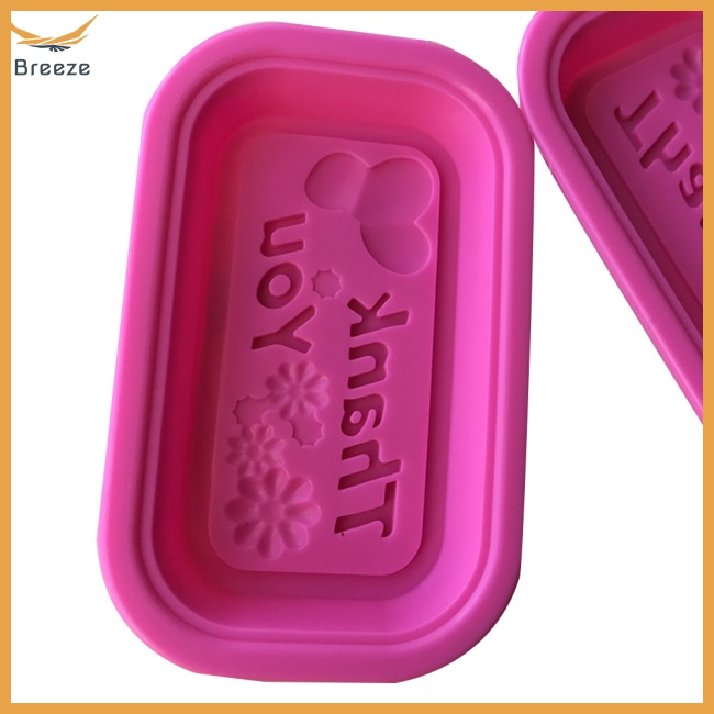 Khuôn Silicon Làm Xà Phòng Handmade Có Thể Tái Sử Dụng Hình Chữ Thank You Màu Sắc Ngẫu Nhiên