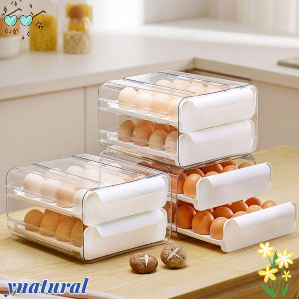 Khay Đựng Trứng Hai Tầng Trong Tủ Lạnh Tiện Dụng