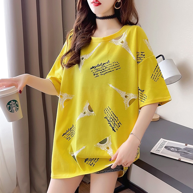 Áo Thun Tay Ngắn NRVP 2023 In Họa Tiết Phong Cách Hàn Quốc Mới Lạ