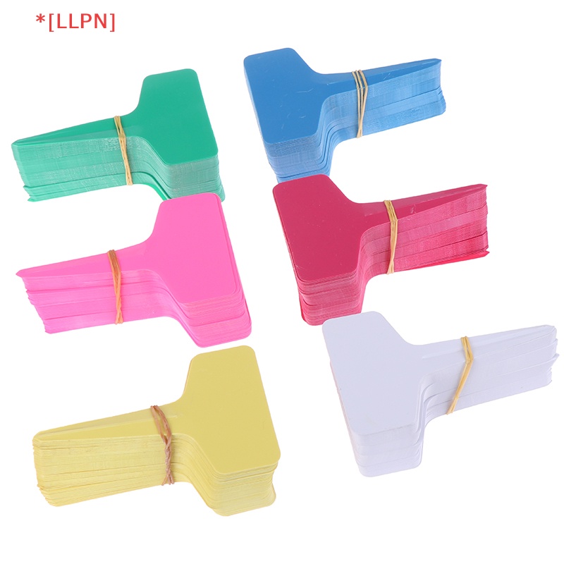Set 100 Thẻ Nhựa Đánh Dấu Cây Trồng Hình Chữ T