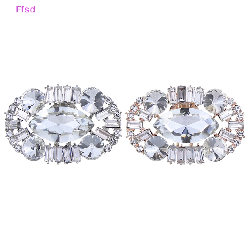 {Ffsd} Kẹp Giày Đính Đá Pha Lê Lấp Lánh Đơn Giản Dành Cho Nữ * Bán Chạy