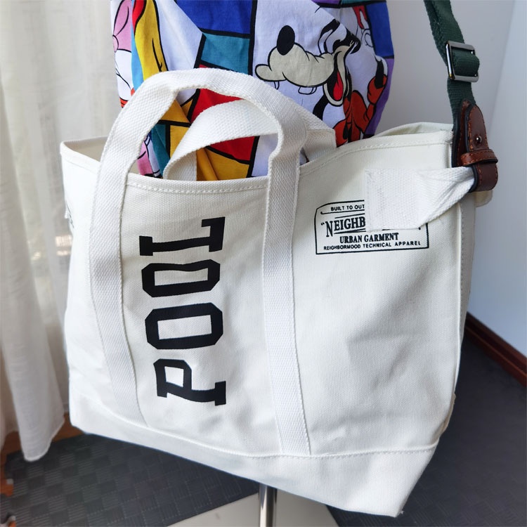 K6OL JIL SANDER the pool aoyama canvas bag Fujiwara NBHD tote bag canvas bag travel bag luggage bag 2022