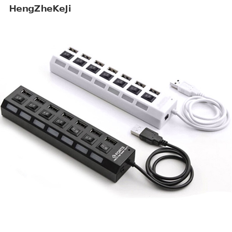 Bộ Chia 7 Cổng USB 2.0 Nhiều Công Tắc Tiện Dụng