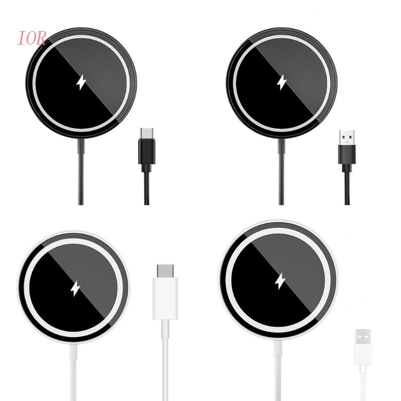 Đế Sạc Nhanh Không Dây IOR USB / Type C 15 Cho Điện Thoại Di Động / Đồng Hồ