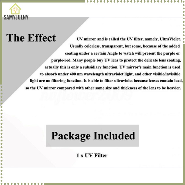 Kính Lọc Kỹ Thuật Số Cho Máy Ảnh 55mm / 58mm / 62mm / 67mm / 72mm / 77mm