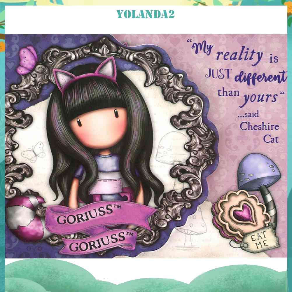 Tranh Đính Đá Kim Cương Toàn Bộ 5D DIY Hình Búp Bê