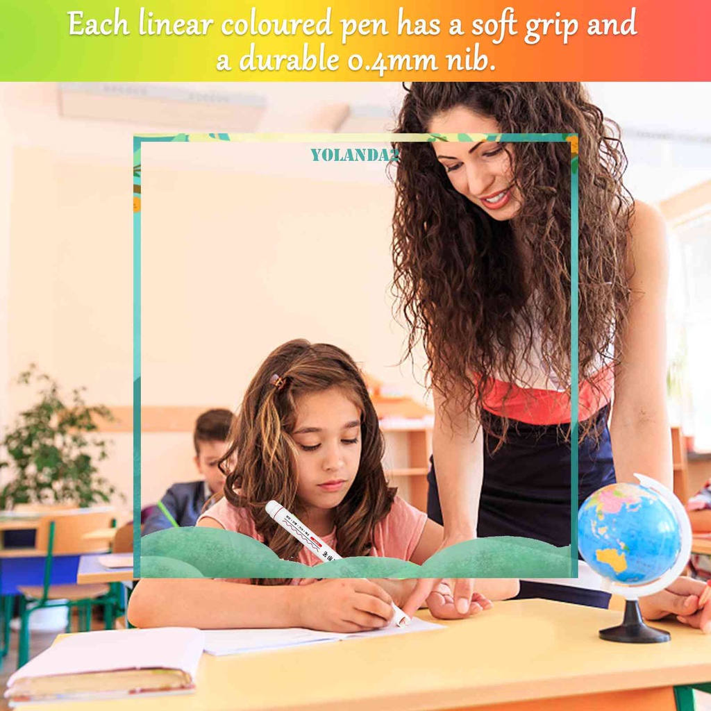 Set 6 Bút Lông Màu Sắc Xinh Xắn