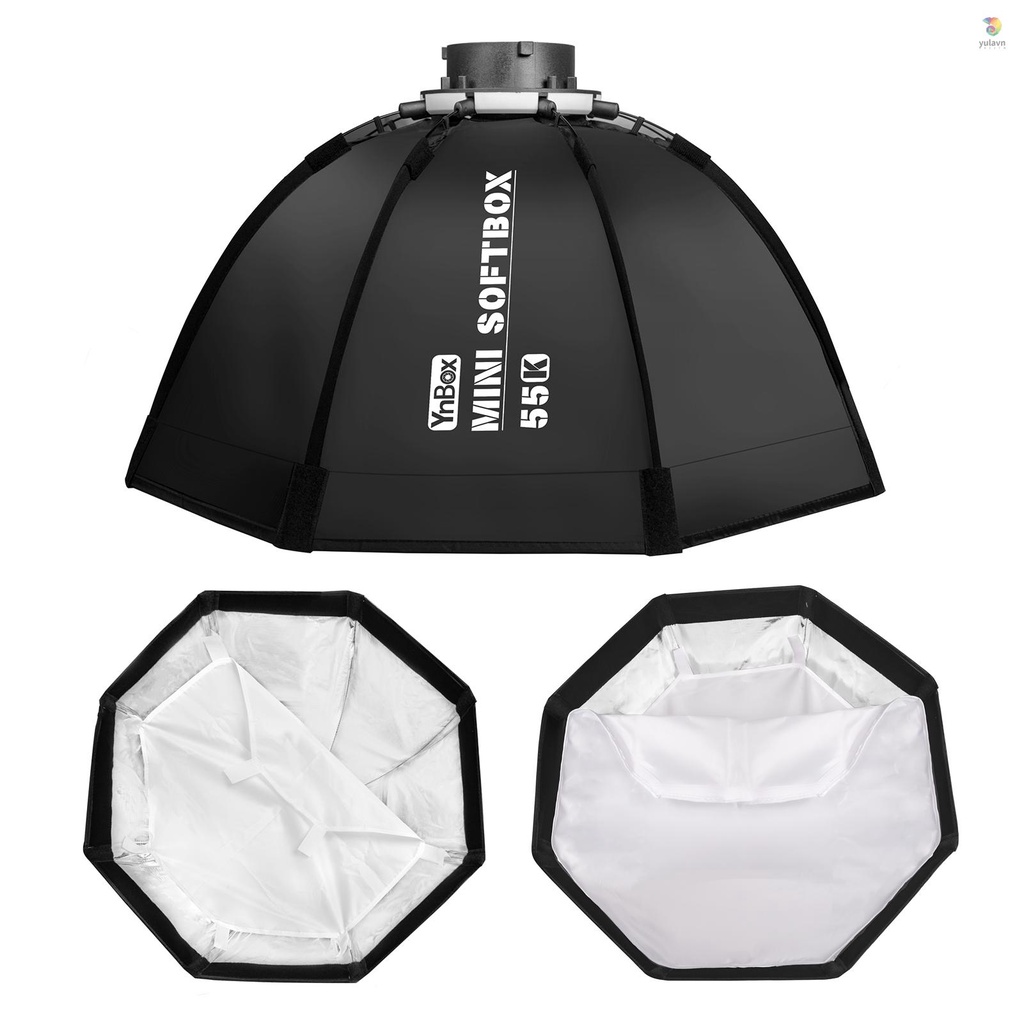 Hộp Khuếch Tán Ánh Sáng YONGNUO 55K 55cm / 22in Octagon Có Thể Tháo Rời Cho YONGNUO YNLUX100 / YNLUX100 Pro