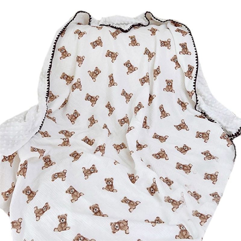 Chăn Quấn Em Bé Chất Liệu Cotton Muslin Mềm Mại Tiện Dụng