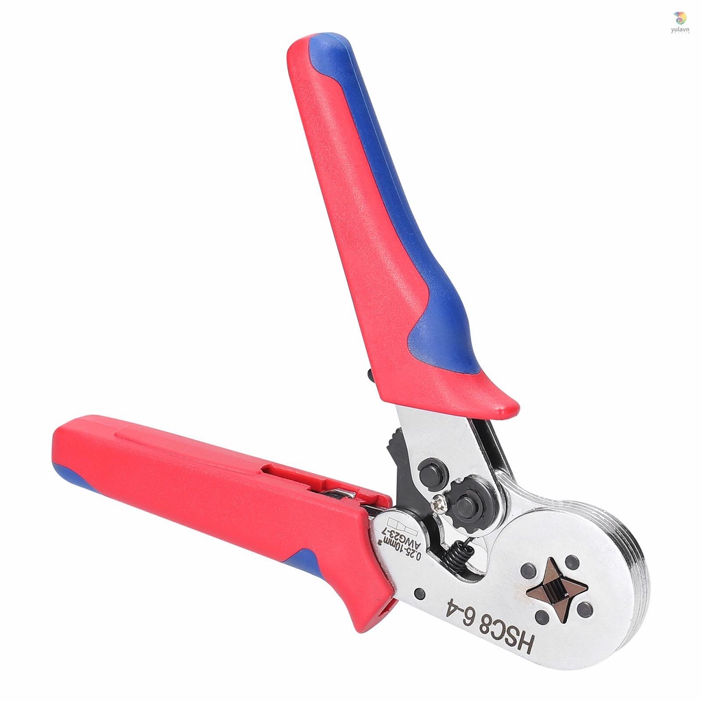 Bộ Kìm Cắt Dây Cáp Cách Nhiệt Đa Năng HSC8 6.4 0.25-10Mm2 AWG23-7 YE-1R 0.2-6.0Mm2