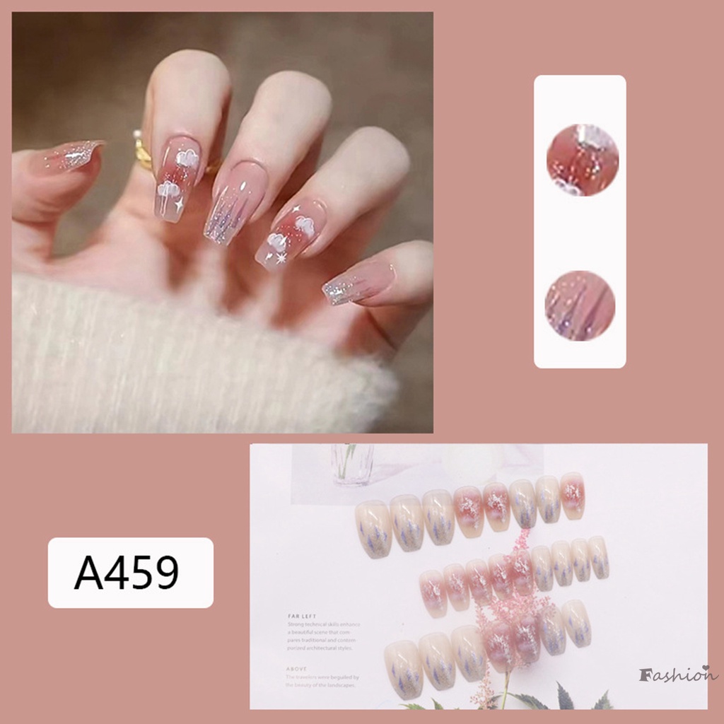 Miếng Dán Trang Trí Móng Tay Dễ Tháo Rời Tiện Dụng