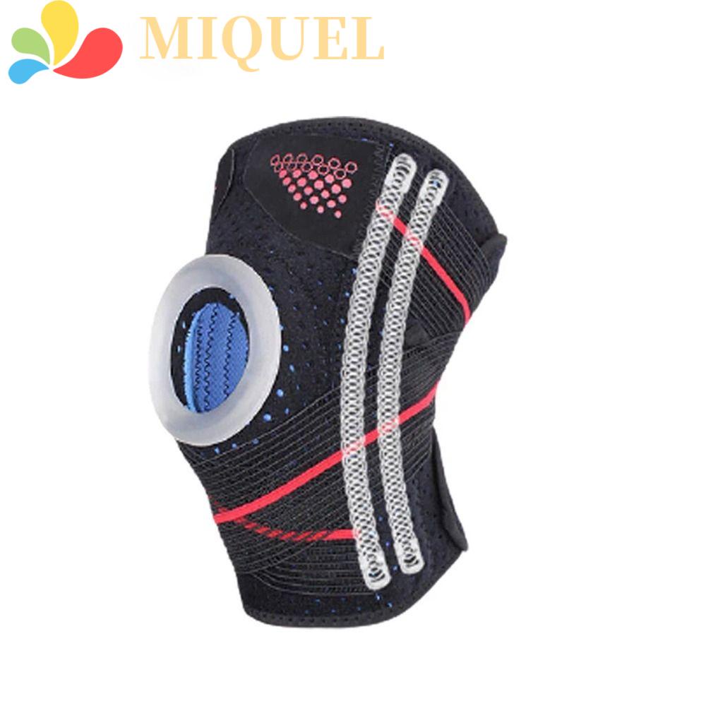 Băng Quấn Bảo Vệ Đầu Gối 4 Lò Xo Bằng Silicon Có Thể Điều Chỉnh Hỗ Trợ Tập Thể Thao