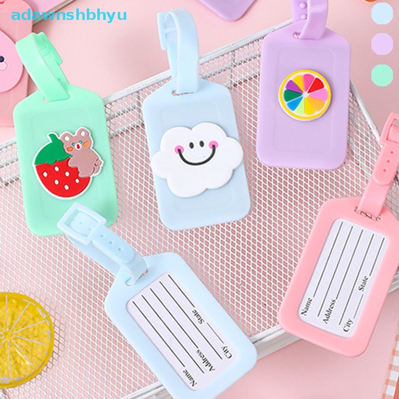 1 Thẻ Ghi Tên Hành Lý Bằng Nhựa Pvc Chống Thấm Nước Họa Tiết Hoạt Hình Sáng Tạo Cho Nam Và Nữ